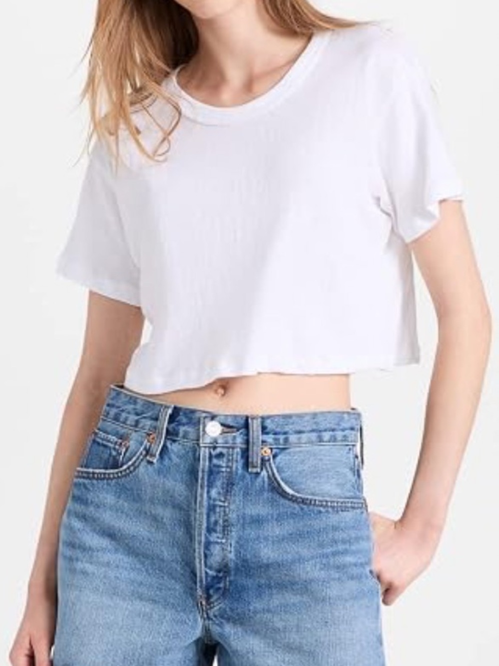 Leset Boxy Crop Tee